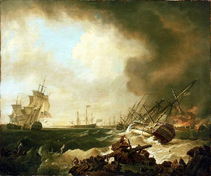 Richard Wright The Battle of Quiberon Bay